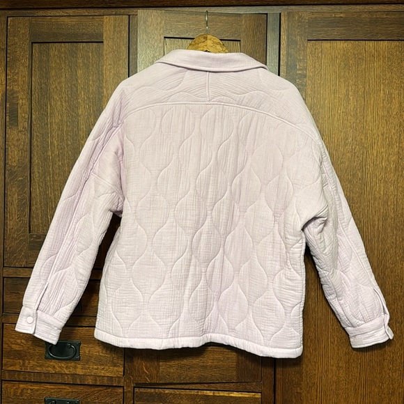 NWOT RD Style Lilac Trucker Quilted Shacket - Picture 6 of 8